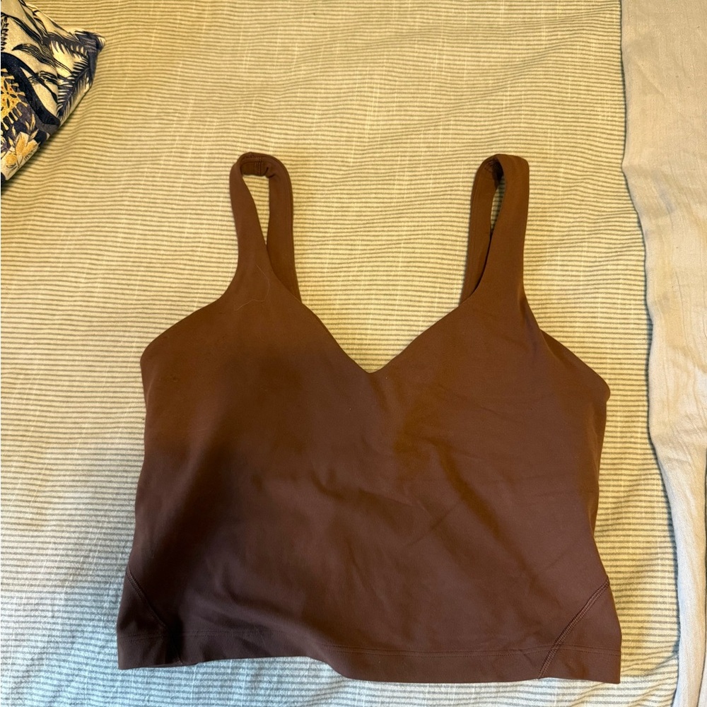 lululemon brown align tank